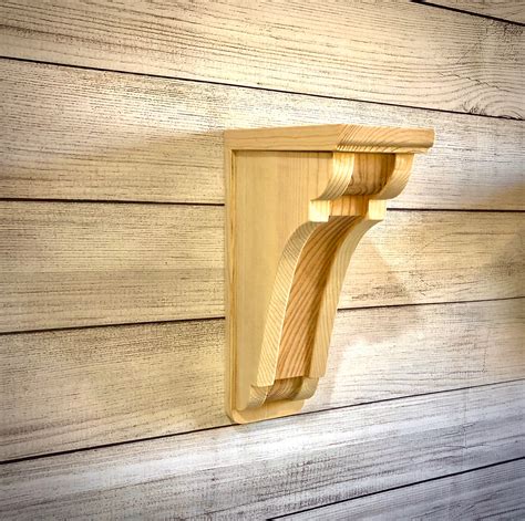 wooden shelf metal brackets|unfinished wood shelf brackets.